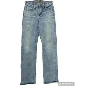 AE American Eagle Mens Jeans Distressed 28x34 Extreme Flex 4 Original Straight